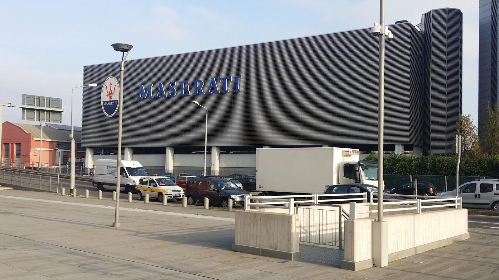 Hovedbygning af Maserati fabrikken