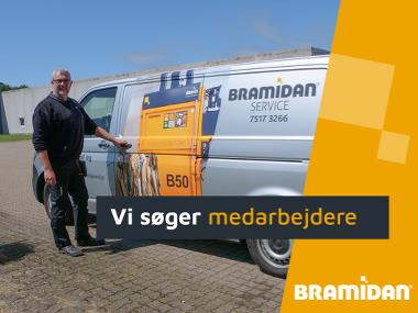 Ledige stillinger hos Bramidan - servicetekniker til Midtjylland og Storkøbenhavn
